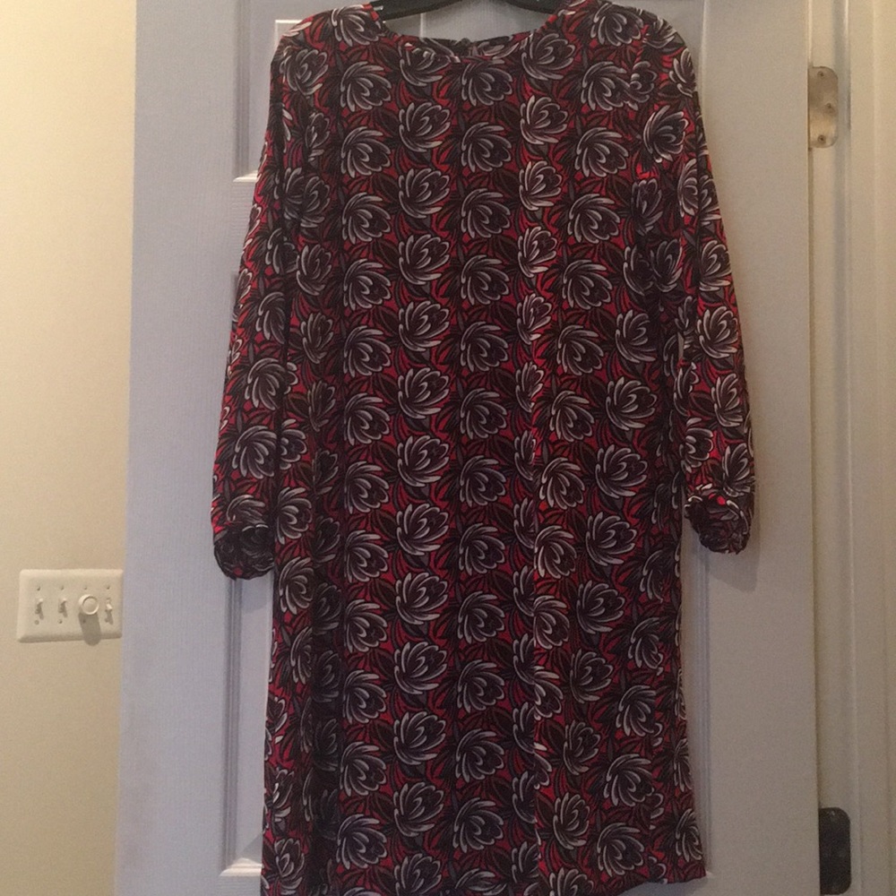 Floral long sleeve dress